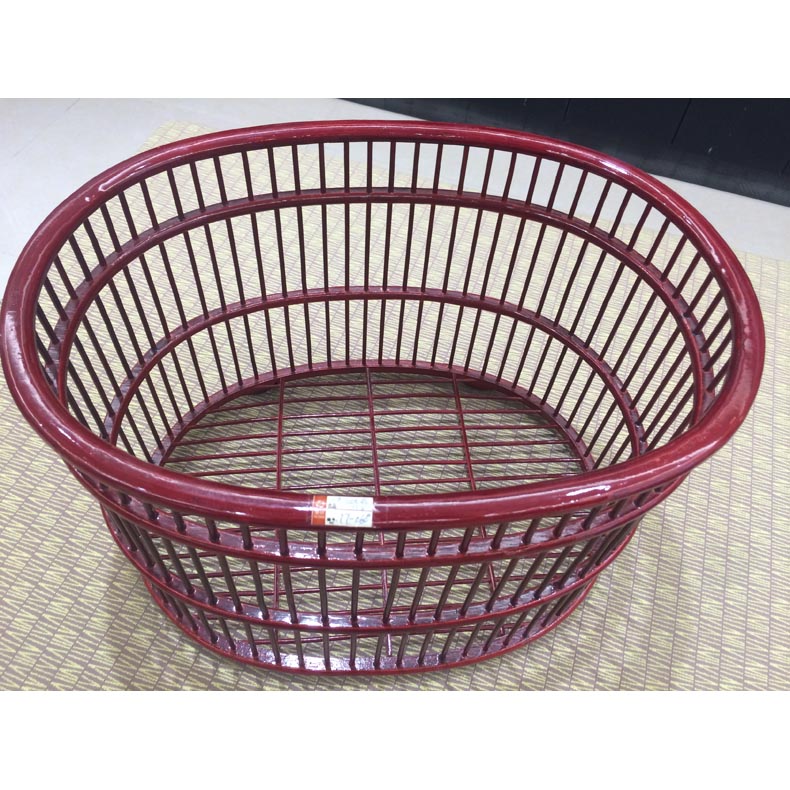 塑料仿编织换洗收纳篮
